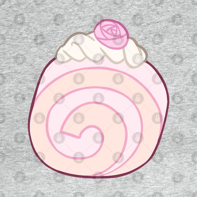 Roll cake cute pastel by Oricca